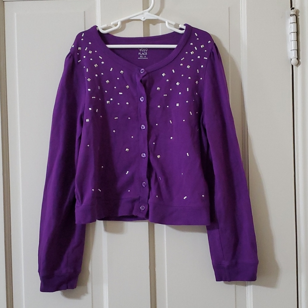 - Purple Embellished Top
